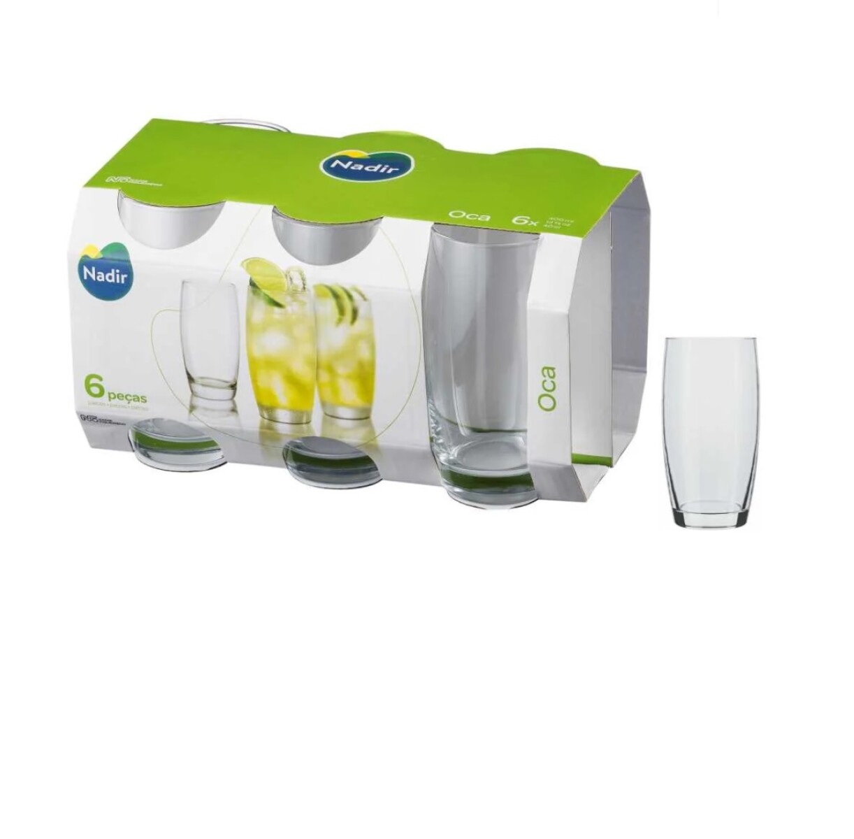 Vaso Oca 400 Ml X 6 