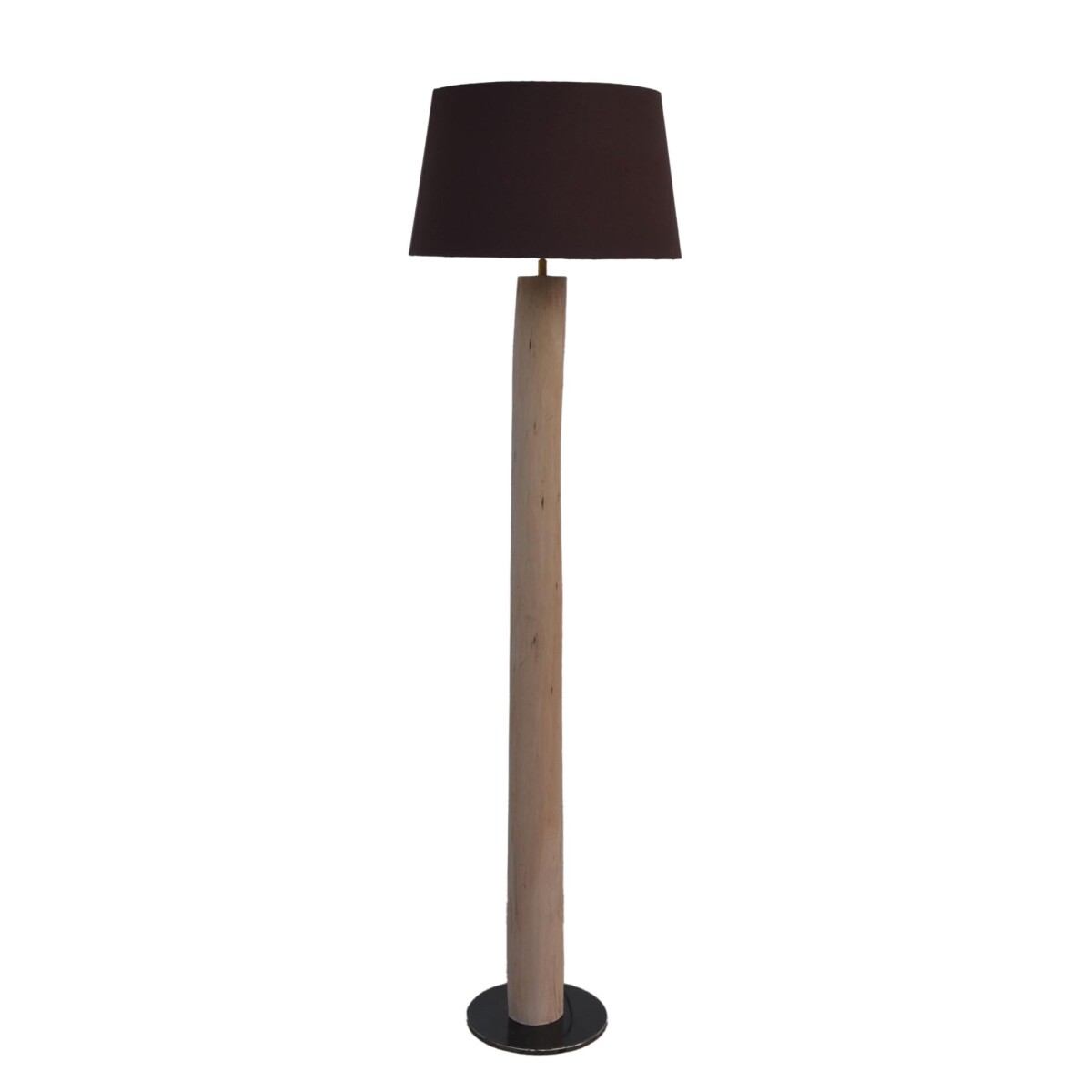 LÁMPARA DE PIE - MADERA NATURAL-BEIGE M-22492 