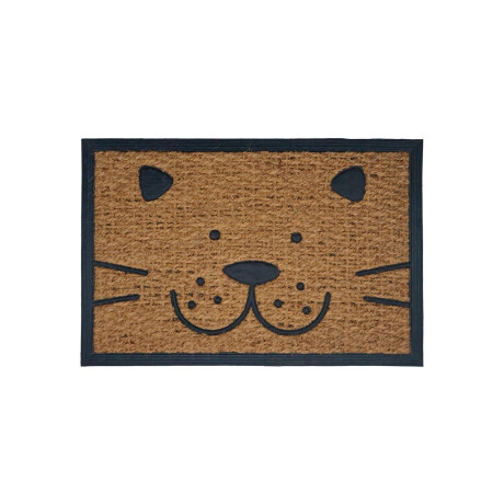 Alfombra Puerta Entrada Felpudo Coco Goma 40X60 Gato