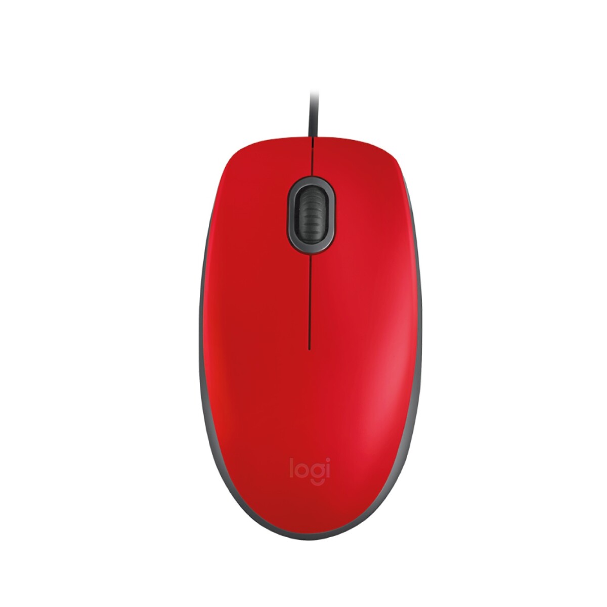 Logitech Mouse M110 Slence Red 
