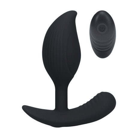 Levelz Silicone Anal Plug with Remote Control - Black Levelz Silicone Anal Plug with Remote Control - Black