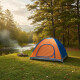 Carpa Outter Camping Para Dos Personas 2,0 X 2,0 Naranja