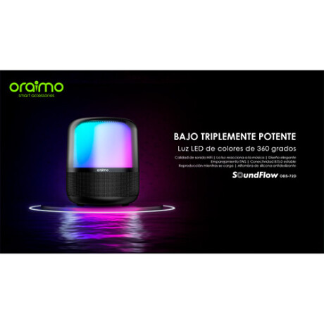 Oraimo - Parlante Inalámbrico Soundflow OBS-72D - 50W. Bluetooth. 6000MAH. 001