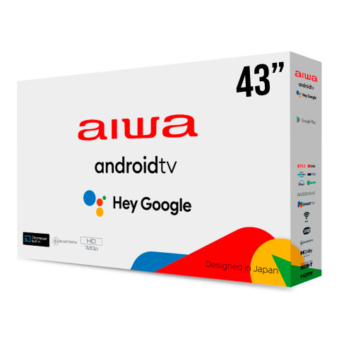 Tv Led Aiwa 43" Smart 108P 60Hz  Isdbt Android Tv Led Aiwa 43" Smart 108P 60Hz  Isdbt Android