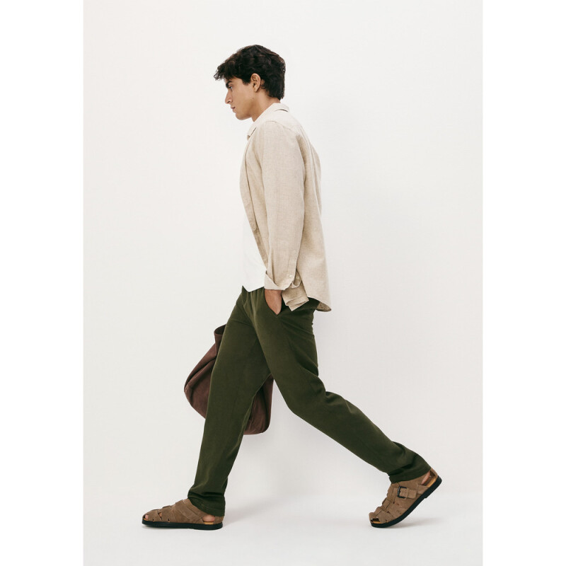 CALCA MASC OLIVA MEDIO