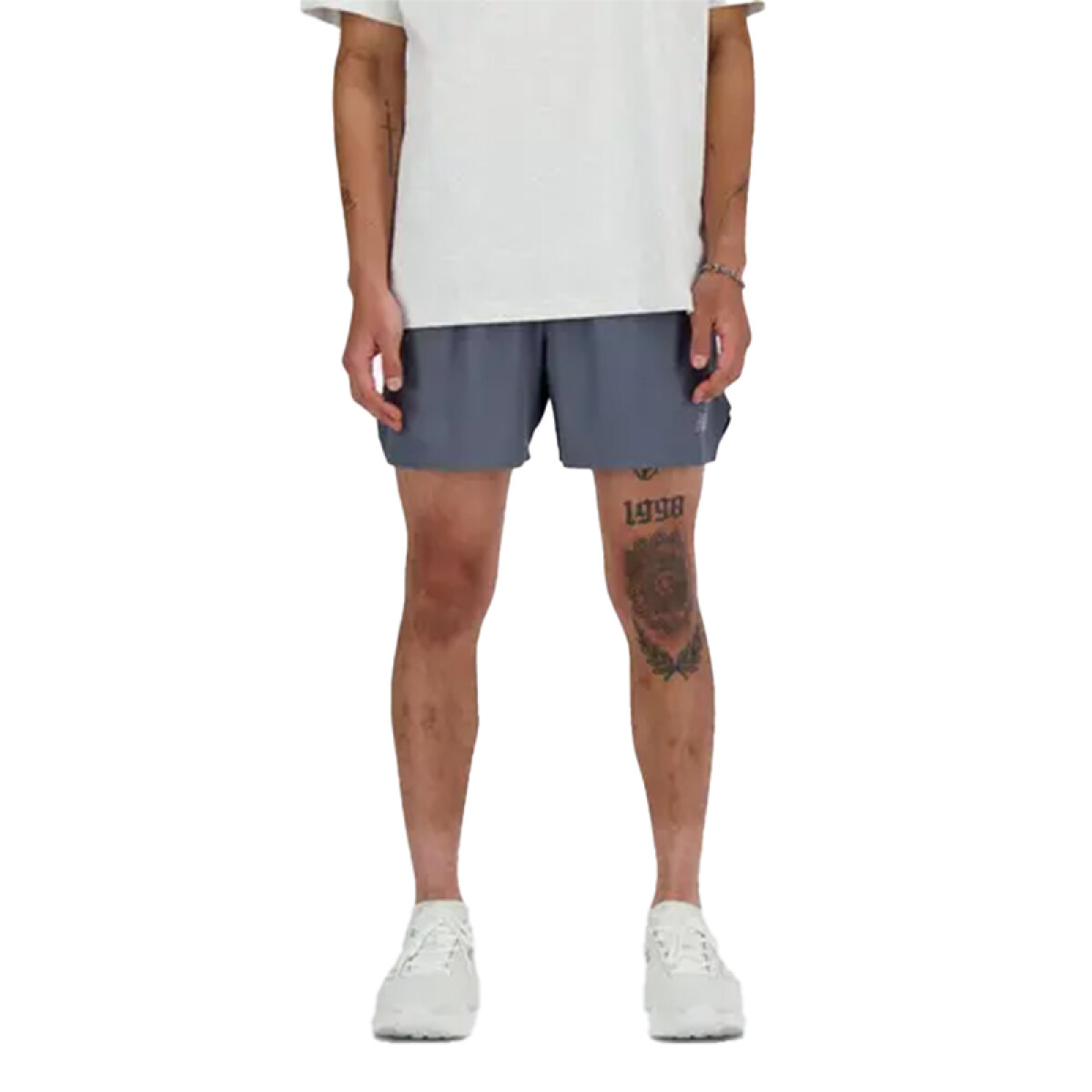 Short New Balance RC Seamless 5 INCH - Gris 