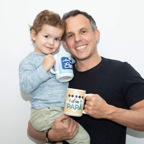 Taza de cerámica para papá Amarillo