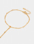 Pulseras Flexibles Pulsera Flexible Con Anillo - Dorado