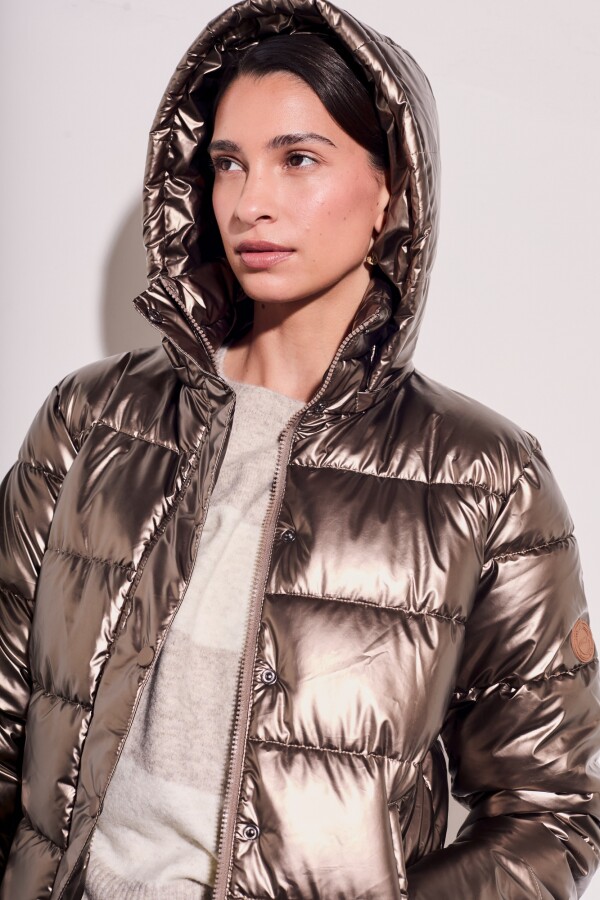 Campera Engomada Water Repellent Cobre