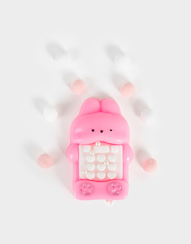 Lúdico Juguetes Mini Squishy En Forma De Conejo - Fucsia Medio