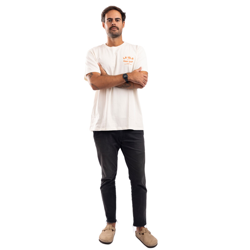 Remera La Isla Logo - Vintage white Remera La Isla Logo - Vintage white