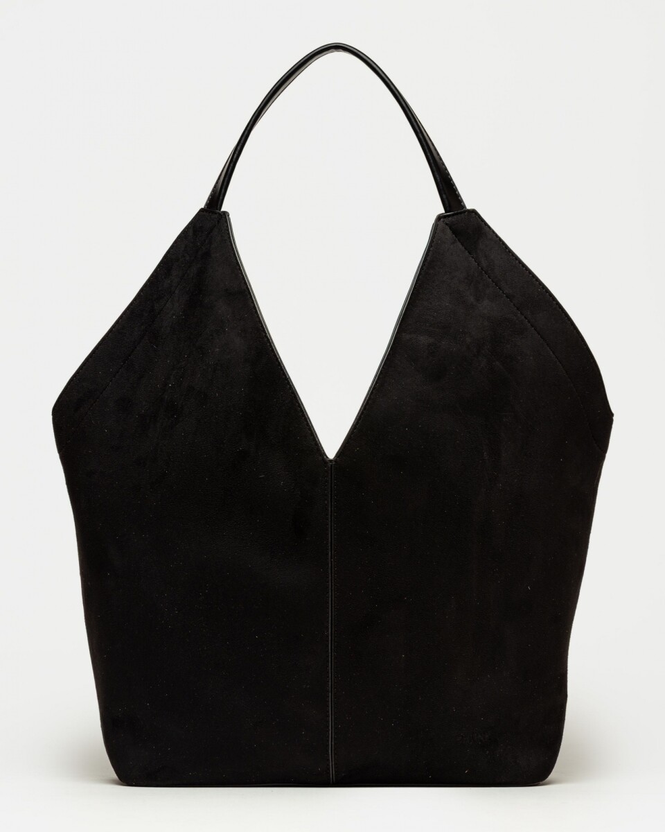 Bolso Josephine en efecto gamuza - Negro 