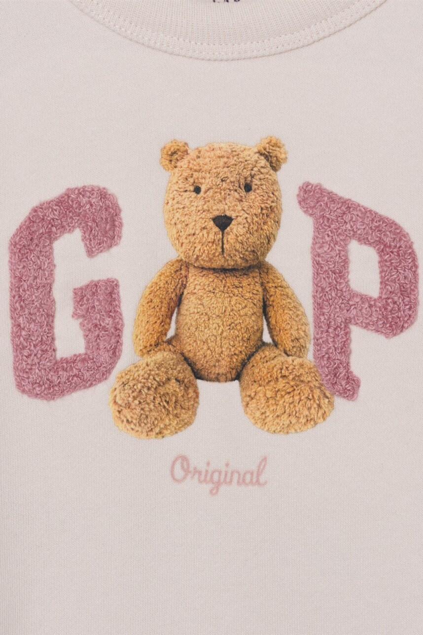 Pijama Logo Gap Bebé Barely Pink