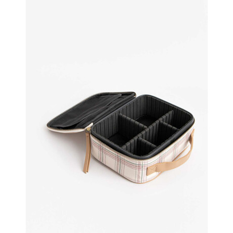 Porta Cosméticos Estampado Escoces