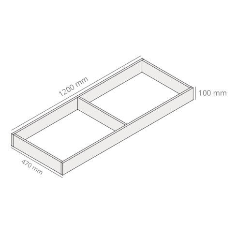 Zócalo MDF Cocina 120x10cm para series Condessa y Simone Mendes GAMAS DE BEIGE
