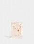 Cadena Corta con Dije Con Piedra Natural Collar Corto Bañado En Oro Con Piedra Natural - Dorado