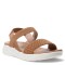 Sandalias de Mujer Lady Confort VITRE con tiras Marrón Camel