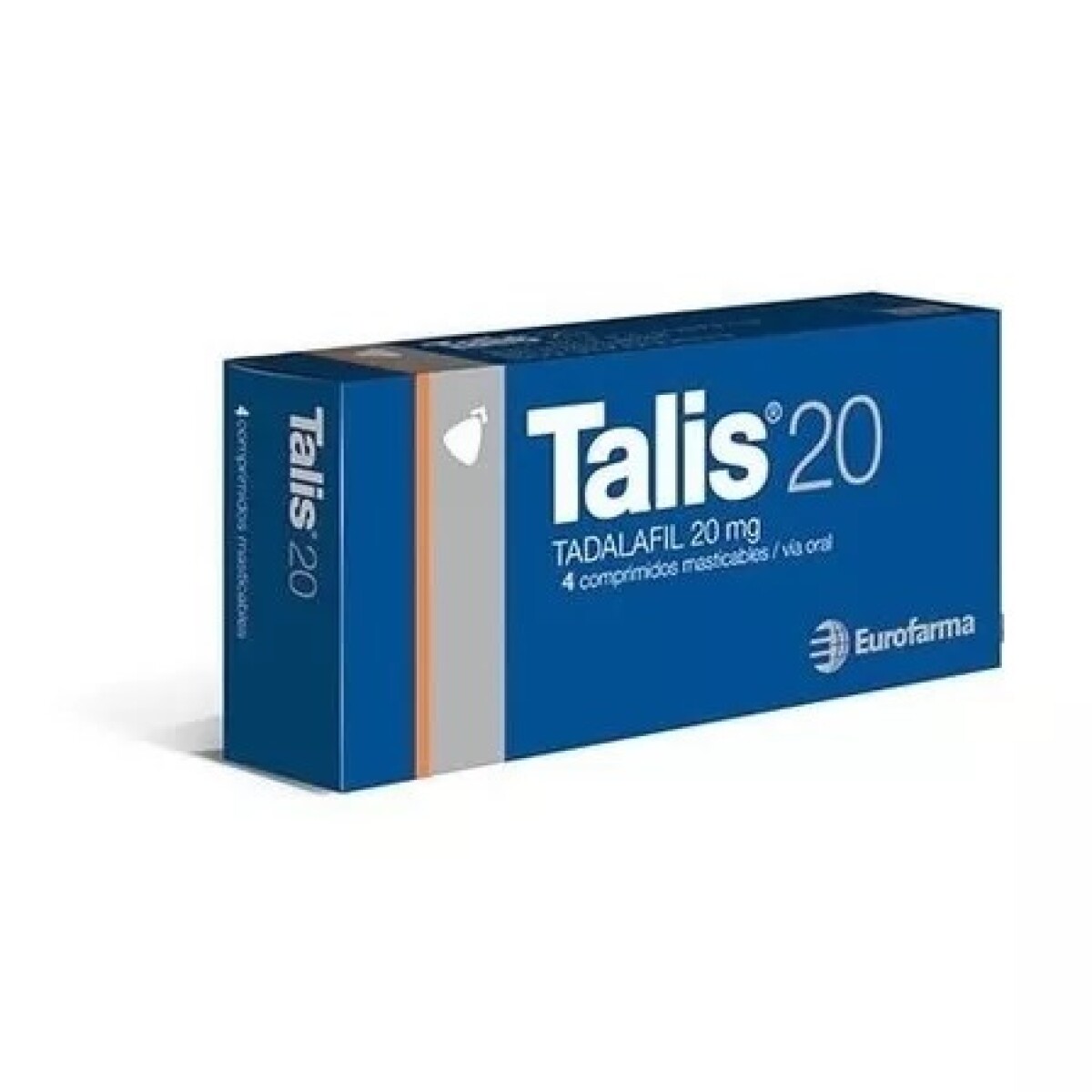 Talis Masticable 20 Mg. 4 Comp. 