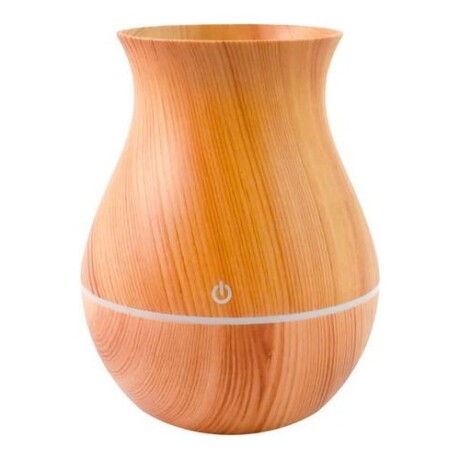 Aromatizador difusor con touch y luces símil madera 130ml Aromatizador difusor con touch y luces símil madera 130ml