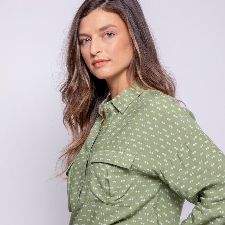 BLUSA GANDA Verde Hierba