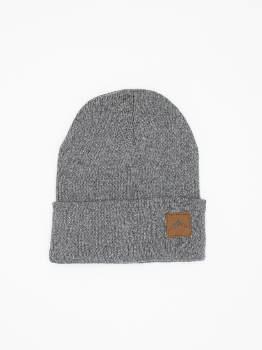 Gorro de lana Bariloche - Gris Oscuro 