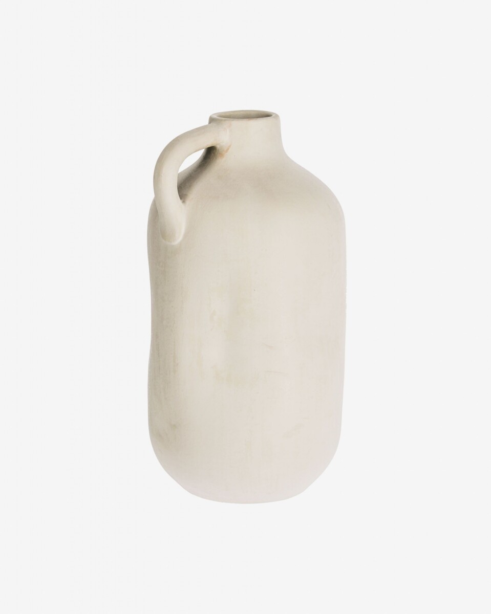 Jarrón Caetana cerámica blanco 55 cm 