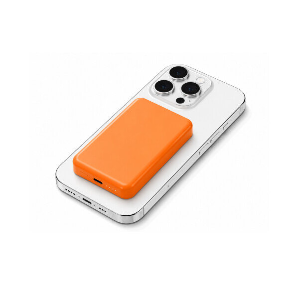 Cargador Magnetico Color Naranja - 10000 Mah Cargador Magnetico Color Naranja - 10000 Mah