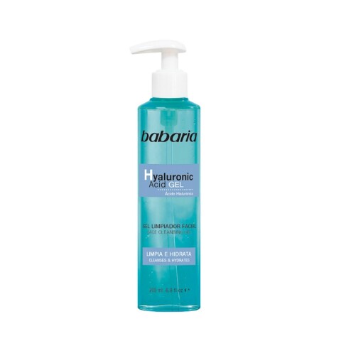 Babaria gel de limpieza facial 200 ml Ácido Hialurónico