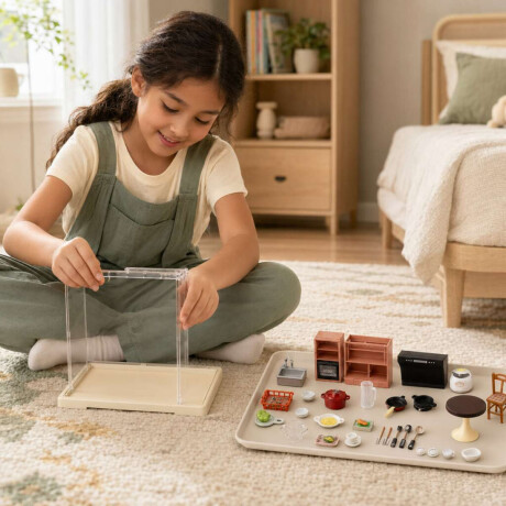 Casita en miniatura para armar Naranja