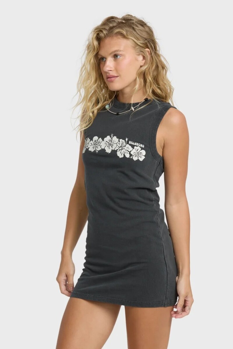 VESTIDO PARADISE KNT MINI DRS J-negro