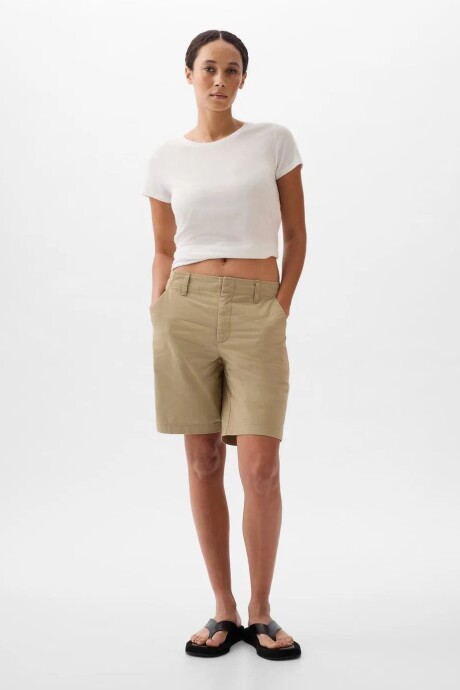 Bermuda Downtown Mujer Khaki