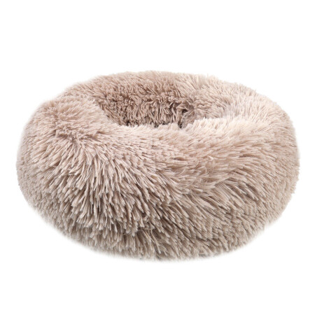 Cama tipo dona para Perro/Gato 80 cm Beige