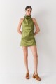 VESTIDO HALTER PARTY Verde