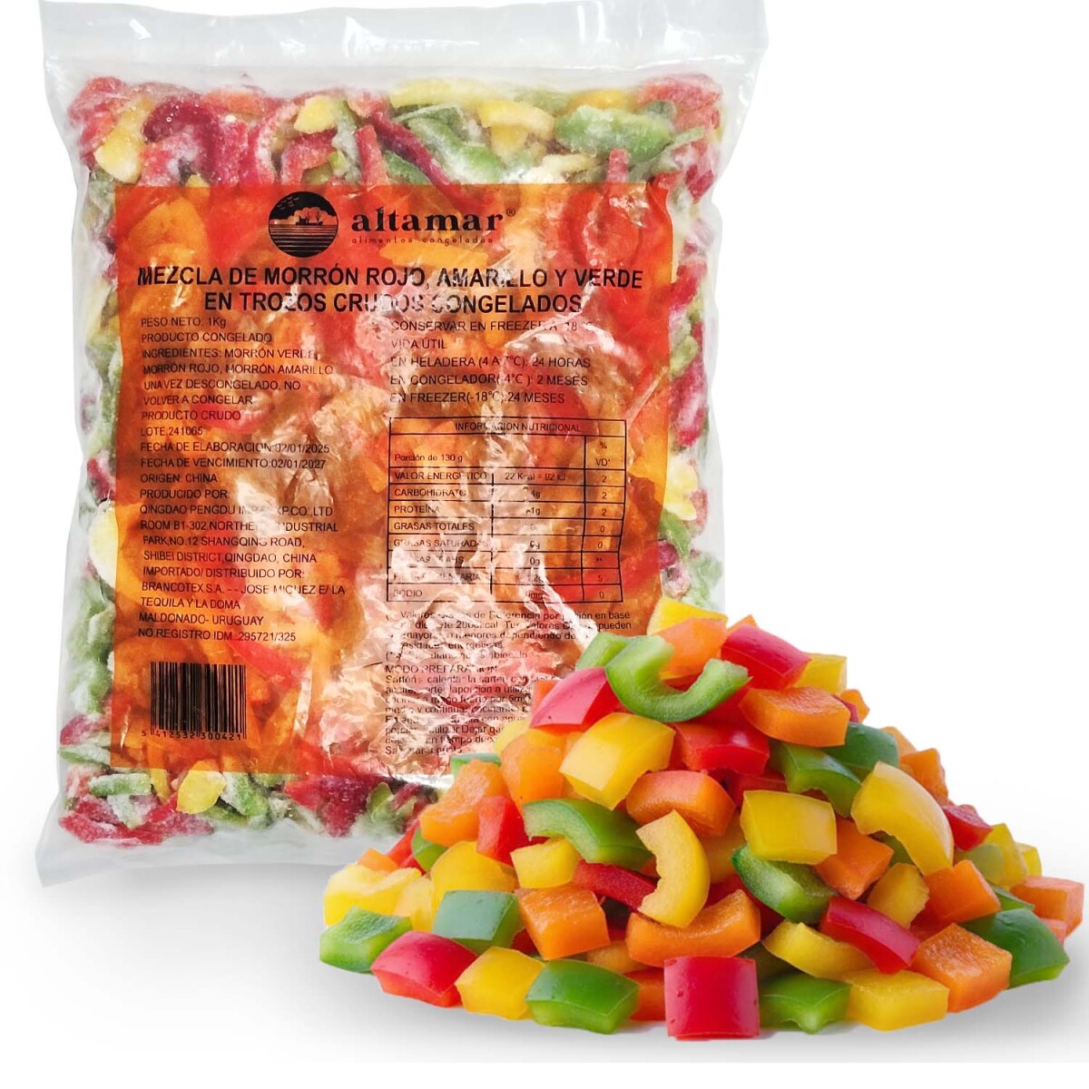 Mezcla de Morrones de 3 Colores Altamar 1Kg 