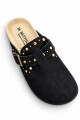 Zueco Bettina con tachas BT408 Negro