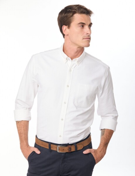 CAMISA SPORT OXFORD Blanco