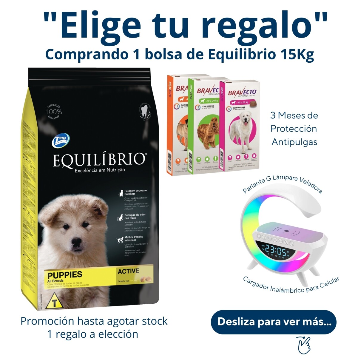 Equilibrio Perro Cachorro 15+3 Kg 