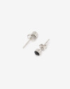 Aros Pasantes Strass Aros Pasantes De Acero - Plateado