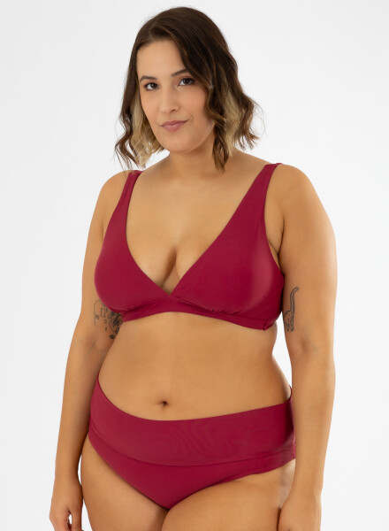 Top queen liso Plum