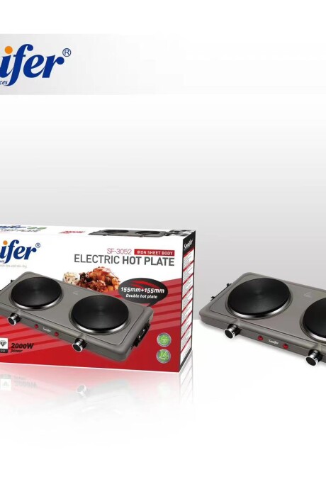 Anafe Eléctrico Doble Hornalla Sonifer 2000w Anafe Eléctrico Doble Hornalla Sonifer 2000w