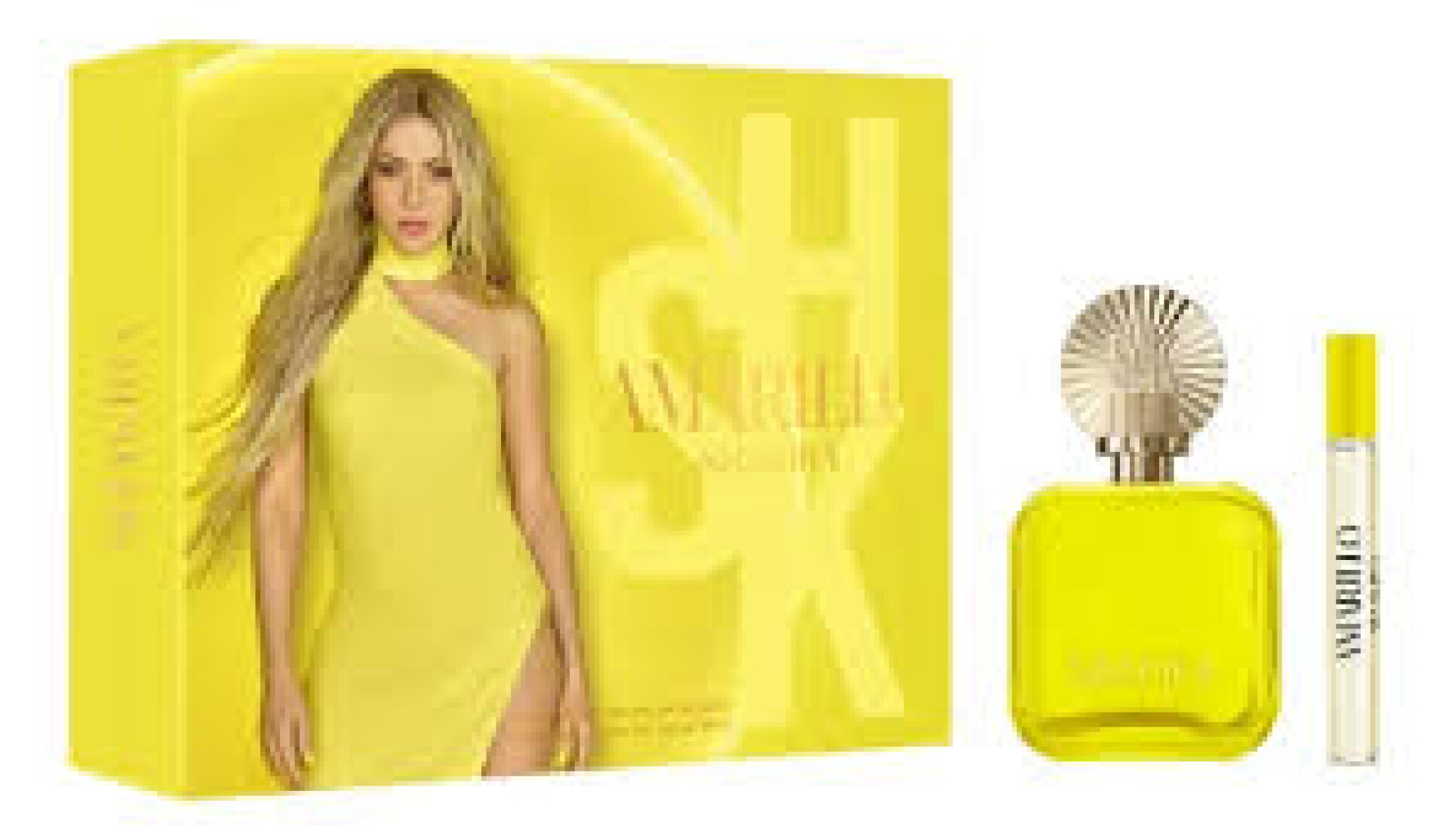 Estuche Shakira Amarillo Edp 50 Ml + 10 Ml 
