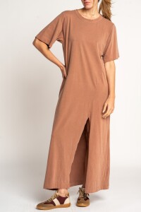 Vestido Maxi Tajo Vison