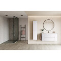 MUEBLE DE BAÑO ALFA 120 CM BLANCO CON MESADA Mueble De Baño Alfa 120 Cm Blanco Con Mesada