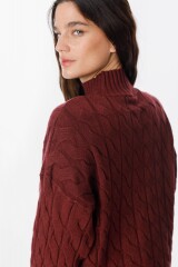 Sweater Liquen Bordeaux