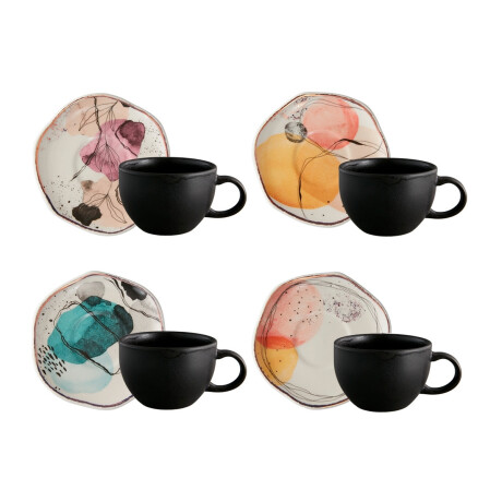 Juego de Té 8 Piezas Euritmia 230 ml Loza Juego de Té 8 Piezas Euritmia 230 ml Loza