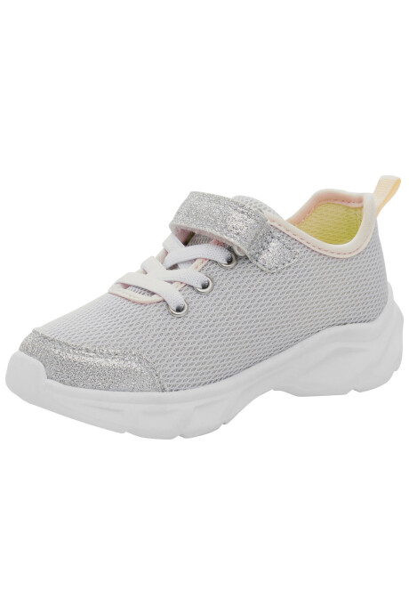 Championes con velcro y luces, diseño flores Championes con velcro y luces, diseño flores