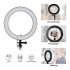 Anillo Aro Luz Led Tripode Soporte Flexible 2.2m 3 Niveles Variante sin Control