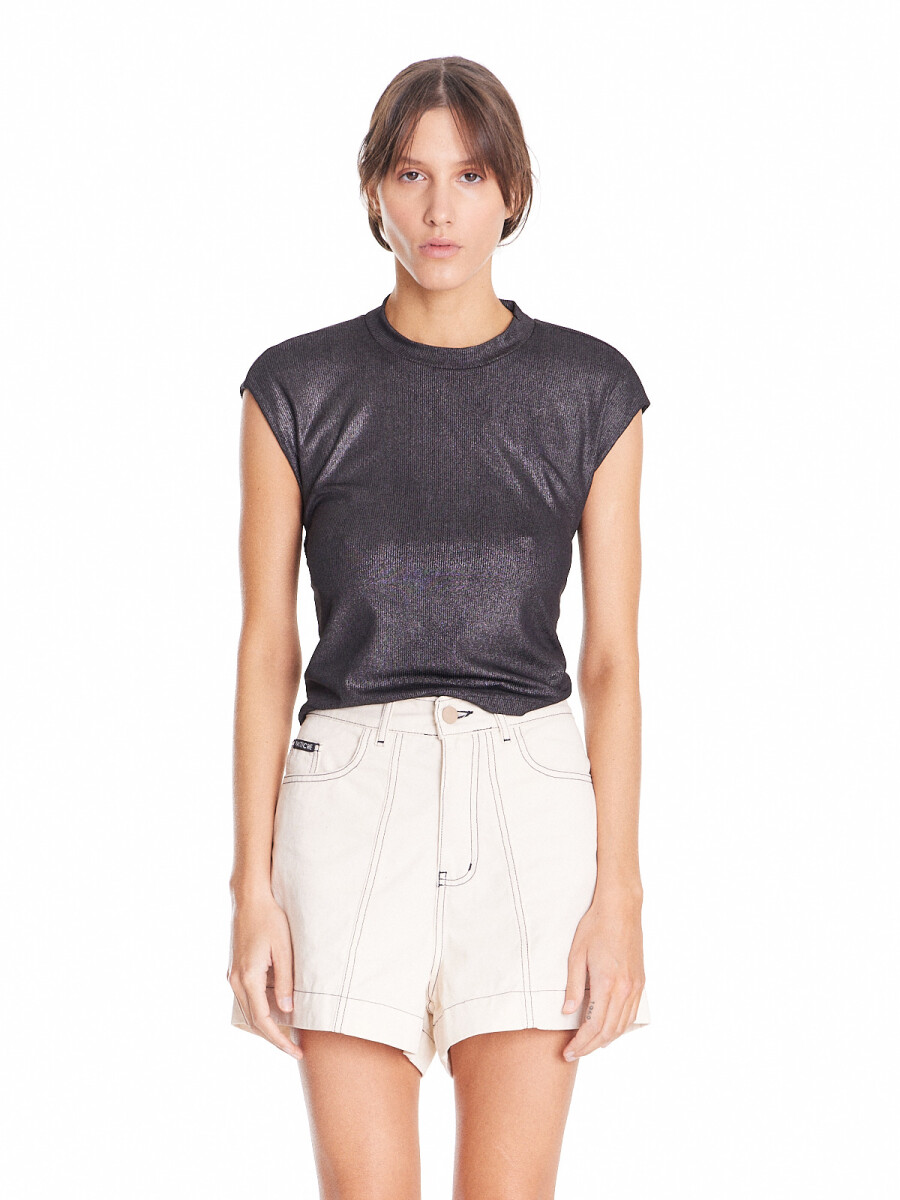 Top Olive - Negro 