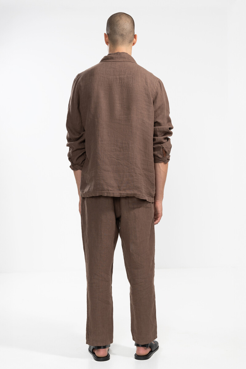 PREMIUM LINEN PANTS Moccha