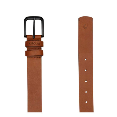 Cinto Rip Curl Cut Down Leather Belt Marrón